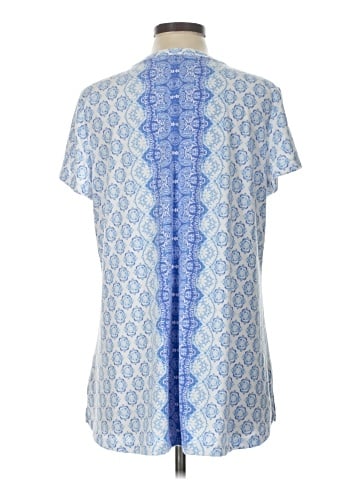 Isaac Mizrahi LIVE! Short Sleeve Blouse (view 2)