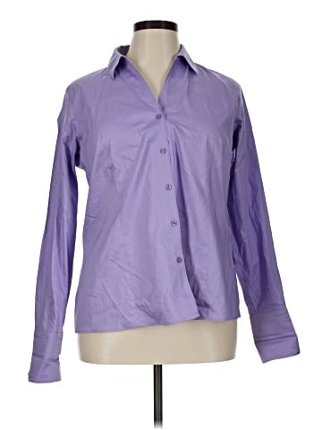 Jones New York Collection Long Sleeve Button-Down Shirt (view 1)