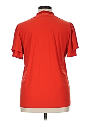 Anne Klein Short Sleeve Blouse (view 2)