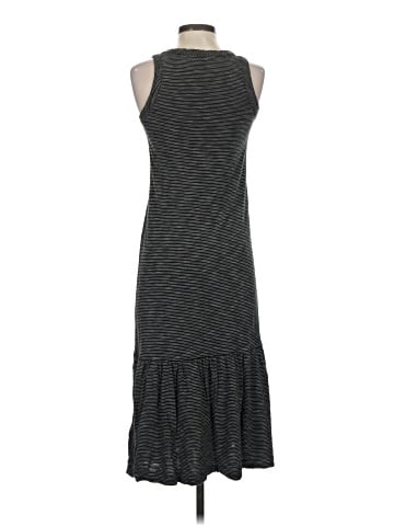 Madewell Knit Tank Ruffle-Hem Dress in Stripe (view 2)