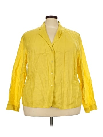 Jones New York Collection 3/4 Sleeve Button-Down Shirt (view 1)