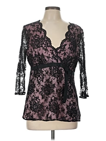 INC International Concepts 3/4 Sleeve Blouse (view 1)