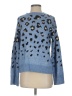 Nine West Animal Print Blue Pullover Sweater Size XS - photo 1