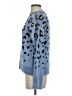 Nine West Animal Print Blue Pullover Sweater Size XS - photo 5