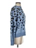 Nine West Animal Print Blue Pullover Sweater Size XS - photo 4