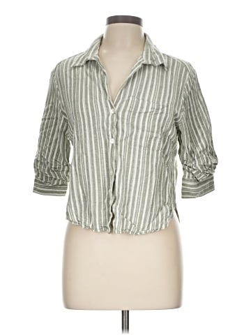 Fifteen Twenty 3/4 Sleeve Button-Down Shirt (view 1)