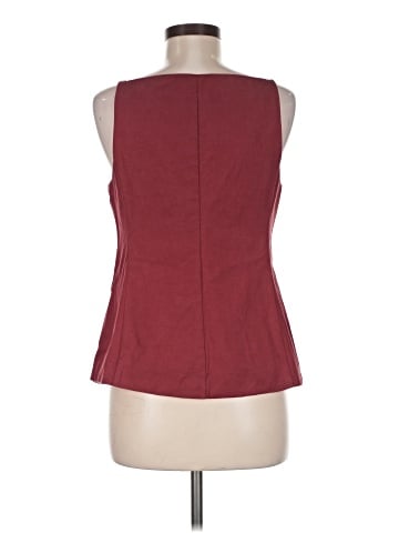 Madewell Square-Neck Vest in Drapey Twill (view 2)