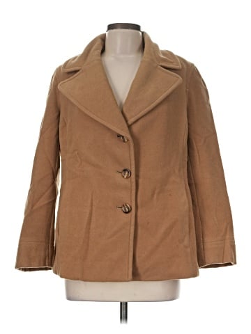 AK Anne Klein Wool Coat (view 1)