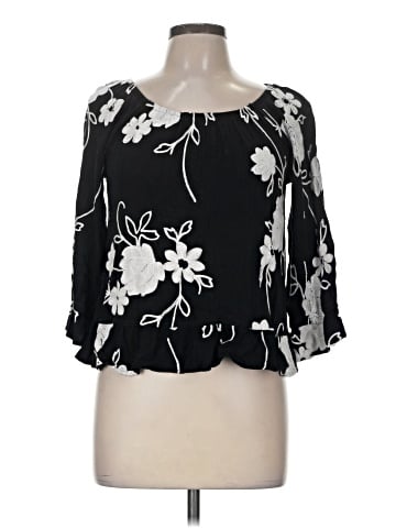 INC International Concepts 3/4 Sleeve Blouse (view 1)