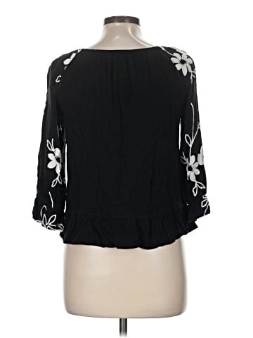 INC International Concepts 3/4 Sleeve Blouse (view 2)