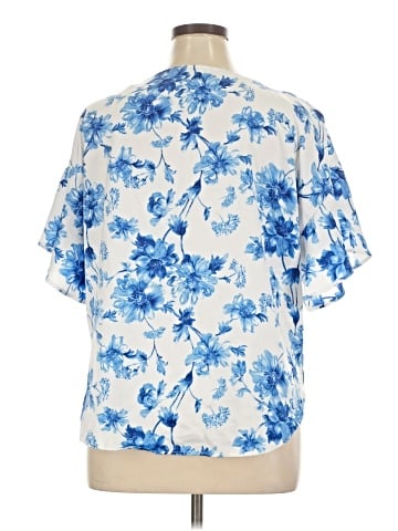 Anne Klein Short Sleeve Blouse (view 2)