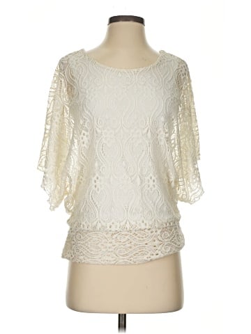 Brittany Black 3/4 Sleeve Blouse (view 1)