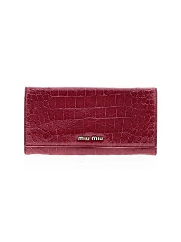 Miu Miu Embossed Leather Wallet (view 1)