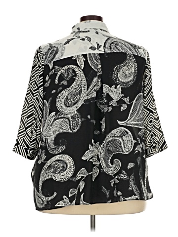 Rose + Olive 3/4 Sleeve Blouse (view 2)