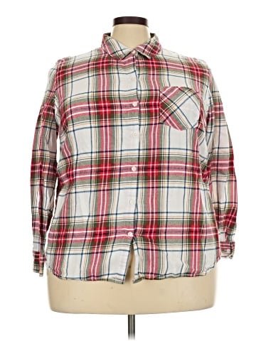 Unbranded Long Sleeve Button-Down Shirt (view 1)