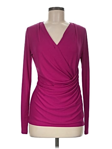 Anne Klein Long Sleeve Top (view 1)