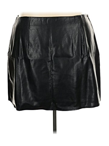 Old Navy Faux Leather Skirt (view 2)