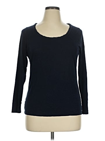 Ann Taylor LOFT 3/4 Sleeve T-Shirt (view 1)