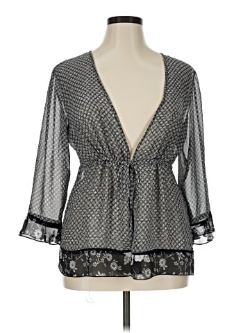 JM Collection 3/4 Sleeve Blouse (view 1)