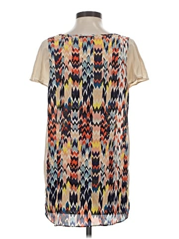 Maeve Short Sleeve Silk Top (view 2)