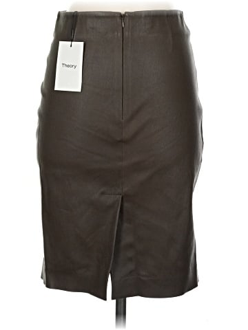 Theory Leather Skirt (view 2)