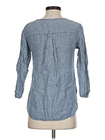Lord & Taylor 3/4 Sleeve Button-Down Shirt (view 2)