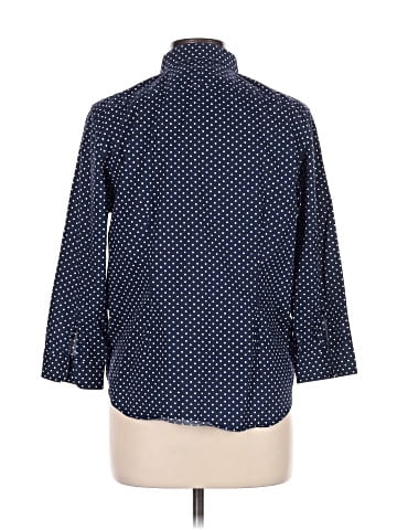 Lauren by Ralph Lauren 3/4 Sleeve Button-Down Shirt (view 2)
