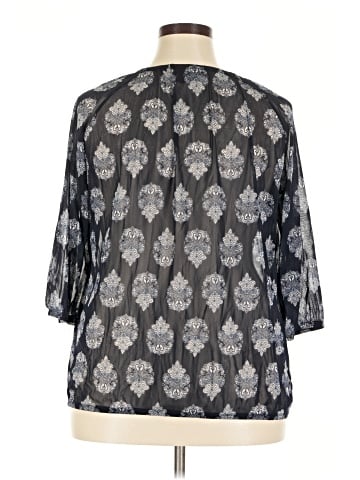 INC International Concepts 3/4 Sleeve Blouse (view 2)