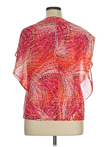 NY Collection Short Sleeve Blouse (view 2)
