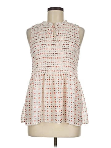 Rose + Olive Sleeveless Blouse (view 1)