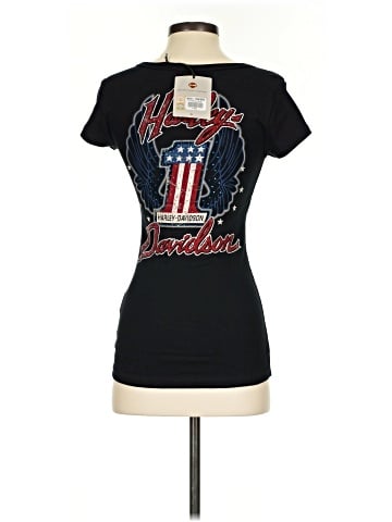 Harley Davidson Short Sleeve Henley (view 2)
