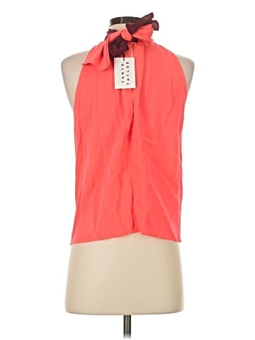 Tanya Taylor Sleeveless Silk Top (view 2)