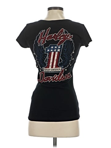Harley Davidson Short Sleeve Henley (view 2)
