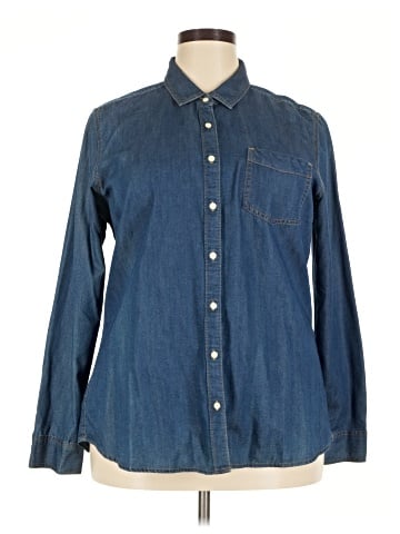 Eddie Bauer Long Sleeve Button-Down Shirt (view 1)
