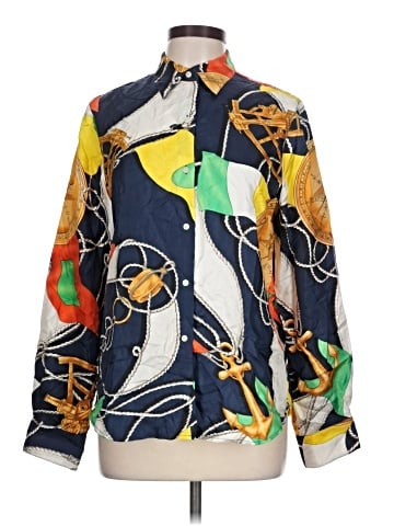 Lauren by Ralph Lauren Long Sleeve Button-Down Shirt (view 1)