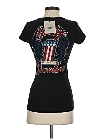 Harley Davidson Short Sleeve Henley (view 2)