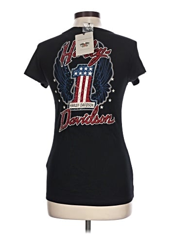 Harley Davidson Short Sleeve Henley (view 2)