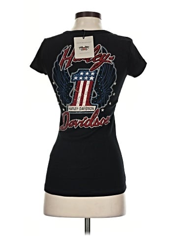 Harley Davidson Short Sleeve Henley (view 2)
