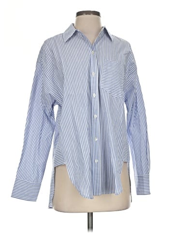 Madewell Poplin Side-Panel Shirt (view 1)