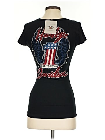 Harley Davidson Short Sleeve Henley (view 2)