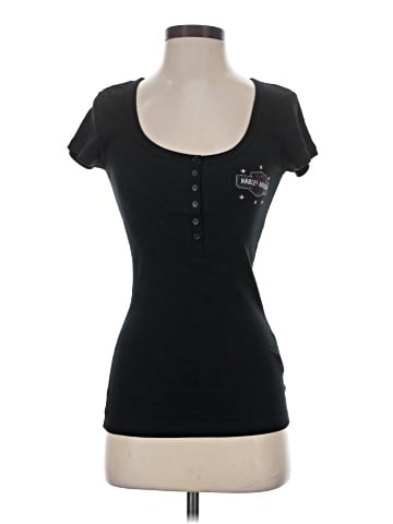Harley Davidson Short Sleeve Henley (view 1)