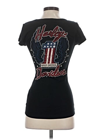 Harley Davidson Short Sleeve Henley (view 2)