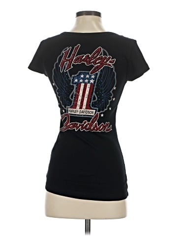 Harley Davidson Short Sleeve Henley (view 2)