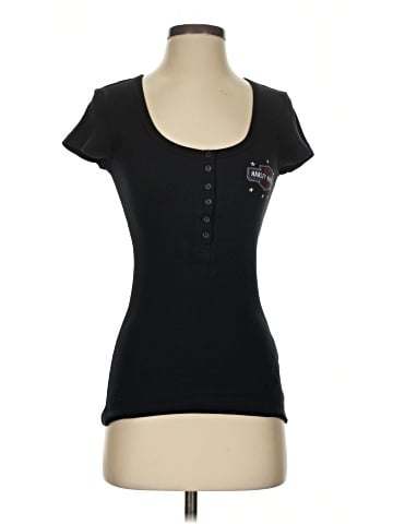 Harley Davidson Short Sleeve Henley (view 1)