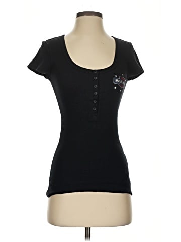 Harley Davidson Short Sleeve Henley (view 1)