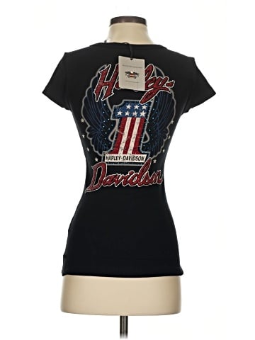 Harley Davidson Short Sleeve Henley (view 2)