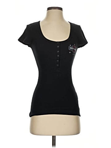 Harley Davidson Short Sleeve Henley (view 1)