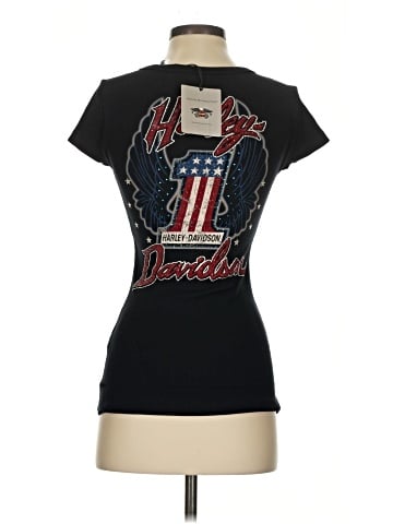 Harley Davidson Short Sleeve Henley (view 2)