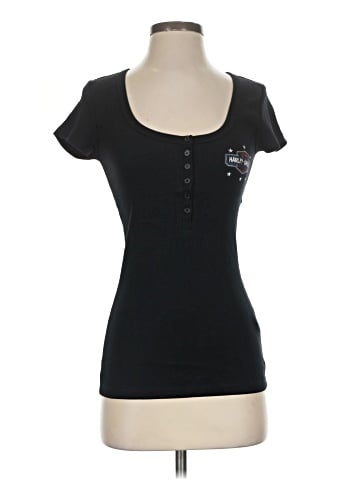 Harley Davidson Short Sleeve Henley (view 1)