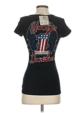 Harley Davidson Short Sleeve Henley (view 2)
